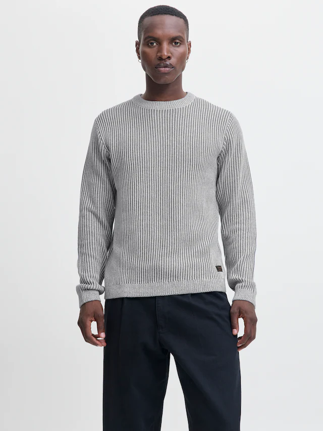 Jack & Jones Rundhalspullover »JJEDOVER KNIT CREW NECK SN« Baumwollmischung, regular fit
