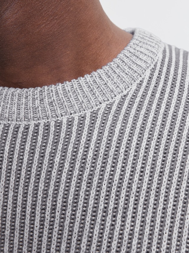 Jack & Jones Rundhalspullover »JJEDOVER KNIT CREW NECK SN« Baumwollmischung, regular fit