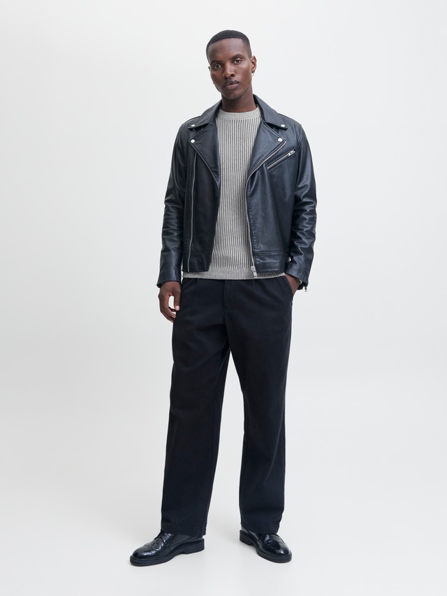 Jack & Jones Rundhalspullover »JJEDOVER KNIT CREW NECK SN« Baumwollmischung, regular fit