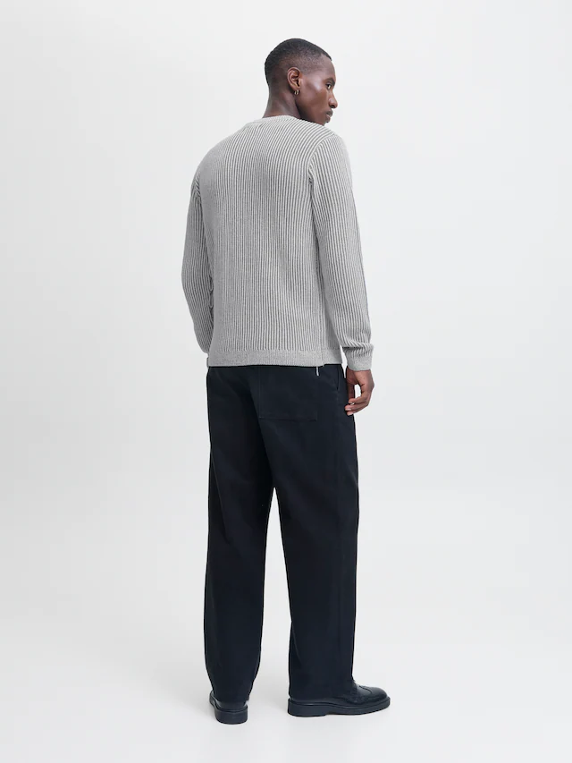 Jack & Jones Rundhalspullover »JJEDOVER KNIT CREW NECK SN« Baumwollmischung, regular fit