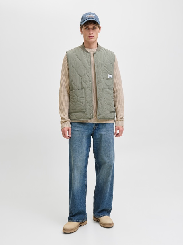 Jack & Jones Rundhalspullover »JJEDOVER KNIT CREW NECK SN« Baumwollmischung, regular fit