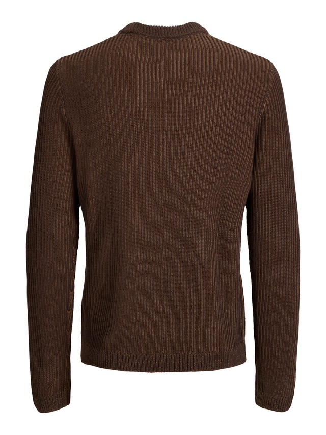 Jack & Jones Rundhalspullover »JJEDOVER KNIT CREW NECK SN« Baumwollmischung, regular fit