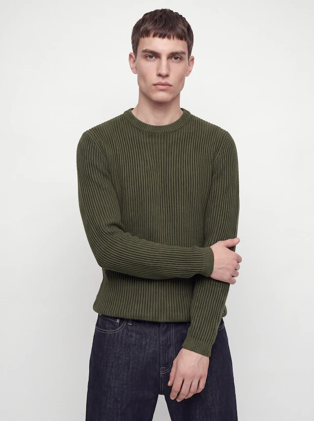 Jack & Jones Rundhalspullover »JJEDOVER KNIT CREW NECK SN« Baumwollmischung, regular fit