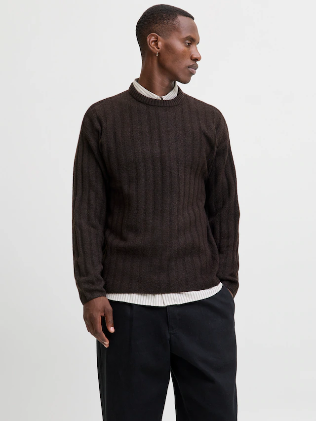 Jack & Jones Strickpullover »JJEBRADLEY CARTER KNIT CREW NECK LN«
