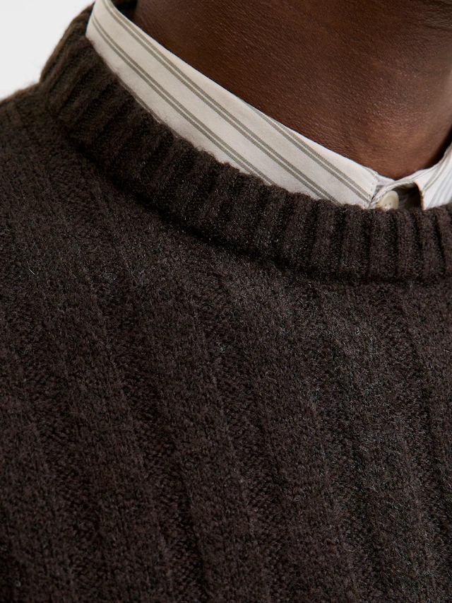 Jack & Jones Strickpullover »JJEBRADLEY CARTER KNIT CREW NECK LN«