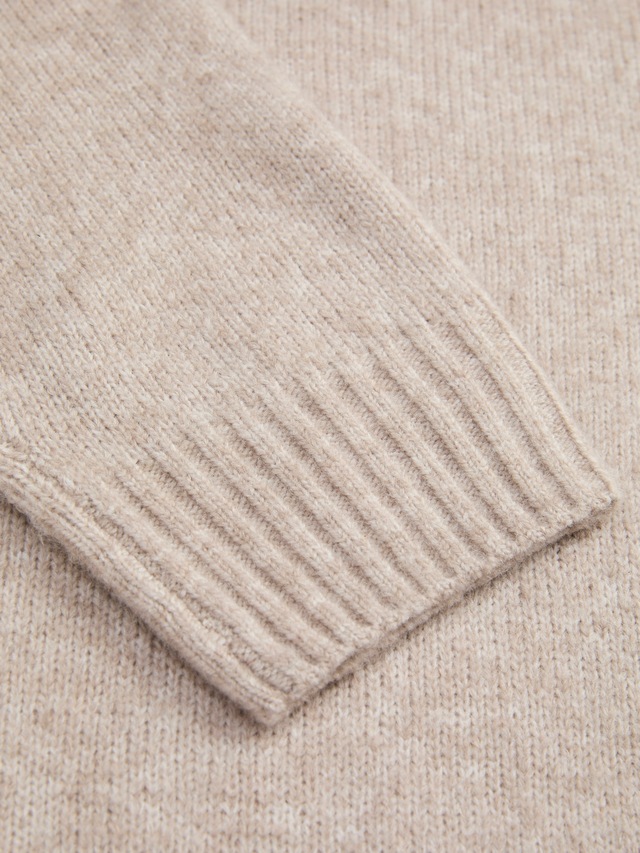 Jack & Jones Rundhalspullover »JJESOHO OLLIE KNIT CREW NECK SN« Materialmix, relaxed fit
