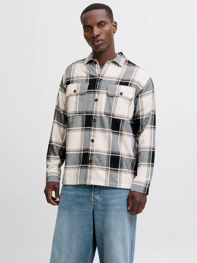 Jack & Jones Langarmhemd »JJECHARGE OVERSHIRT LS NOOS«