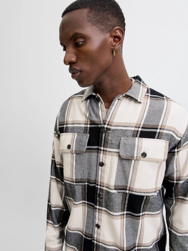 Jack & Jones Langarmhemd »JJECHARGE OVERSHIRT LS NOOS«