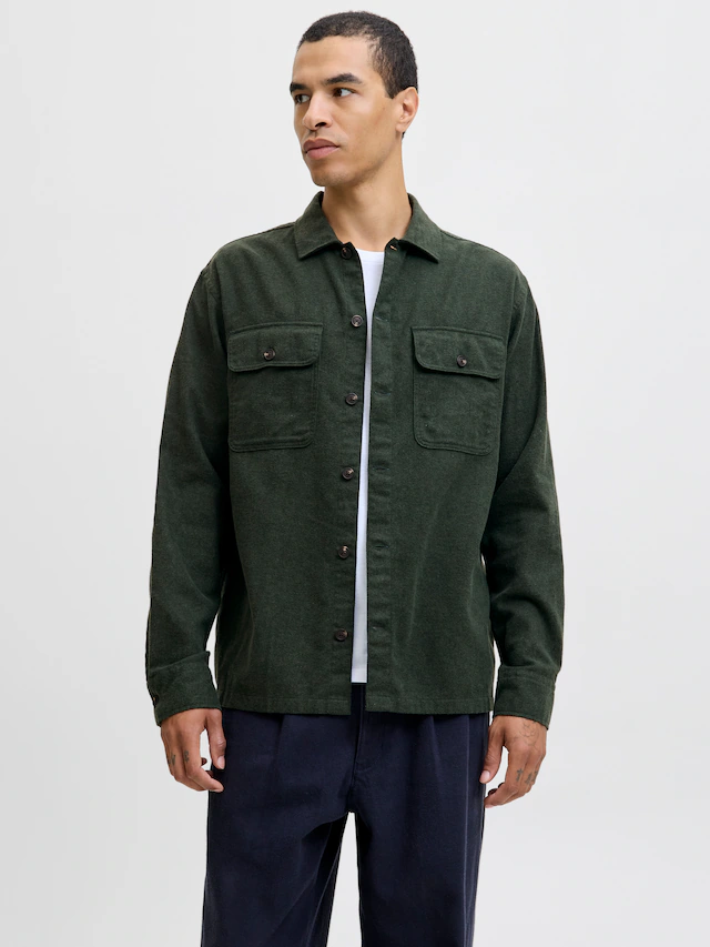 Jack & Jones Langarmhemd »JJECHARGE OVERSHIRT LS NOOS«