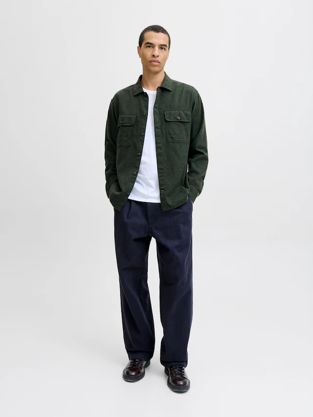 Jack & Jones Langarmhemd »JJECHARGE OVERSHIRT LS NOOS«