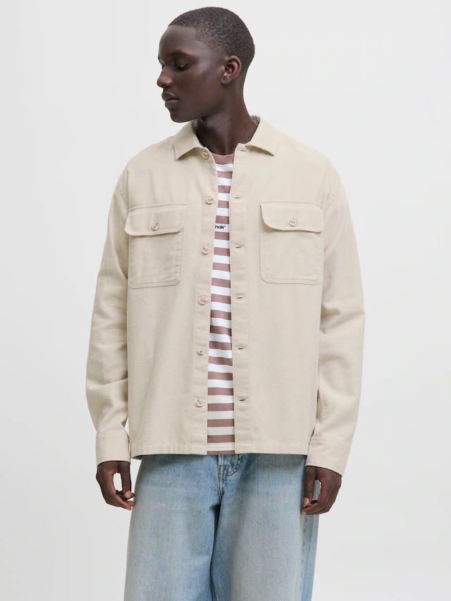 Jack & Jones Langarmhemd »JJECHARGE OVERSHIRT LS NOOS«