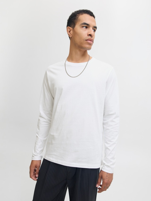 Jack & Jones Rundhalsshirt »JJEORGANIC BASIC TEE LS O-NECK NOOS«