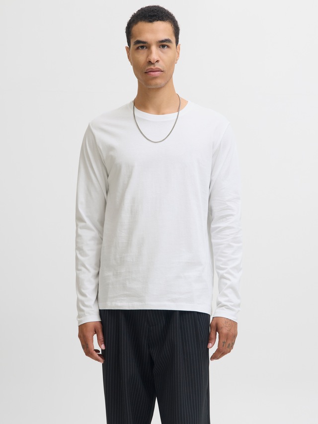 Jack & Jones Rundhalsshirt »JJEORGANIC BASIC TEE LS O-NECK NOOS«