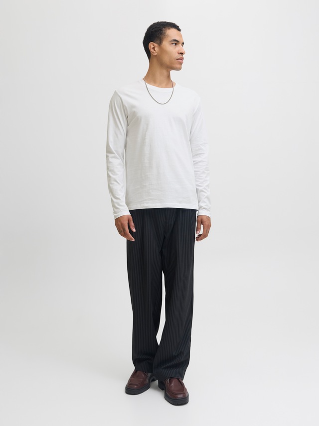 Jack & Jones Rundhalsshirt »JJEORGANIC BASIC TEE LS O-NECK NOOS«
