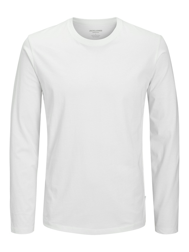 Jack & Jones Rundhalsshirt »JJEORGANIC BASIC TEE LS O-NECK NOOS«