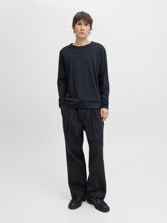 Jack & Jones Rundhalsshirt »JJEORGANIC BASIC TEE LS O-NECK NOOS«