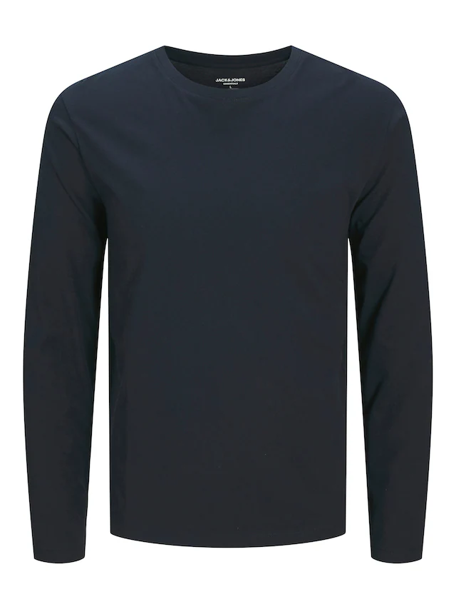 Jack & Jones Rundhalsshirt »JJEORGANIC BASIC TEE LS O-NECK NOOS«