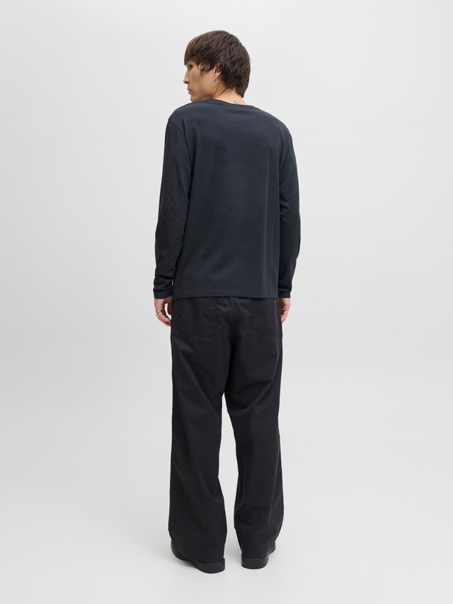 Jack & Jones Rundhalsshirt »JJEORGANIC BASIC TEE LS O-NECK NOOS«