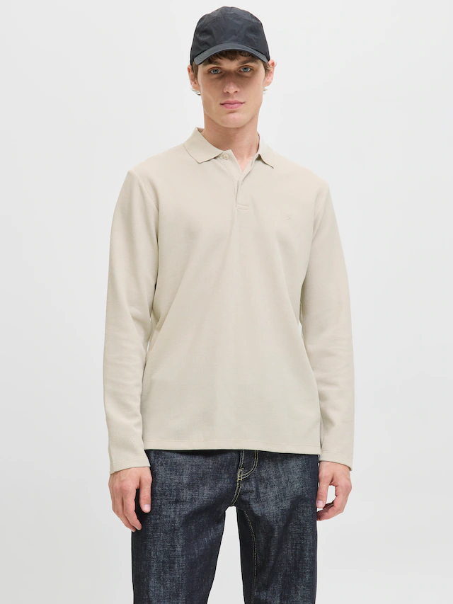 Jack & Jones Langarm-Poloshirt »JJEAUSTIN POLO LS NOOS«
