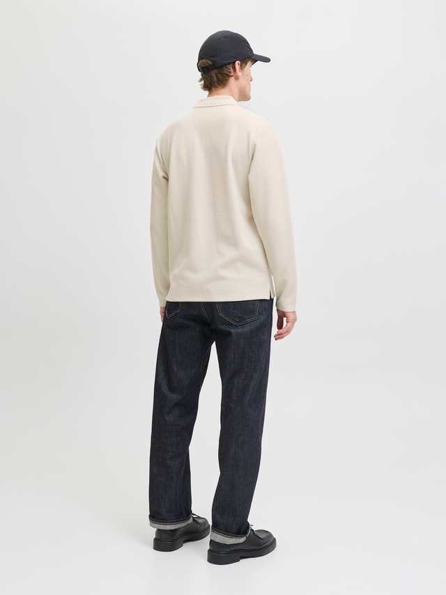 Jack & Jones Langarm-Poloshirt »JJEAUSTIN POLO LS NOOS«