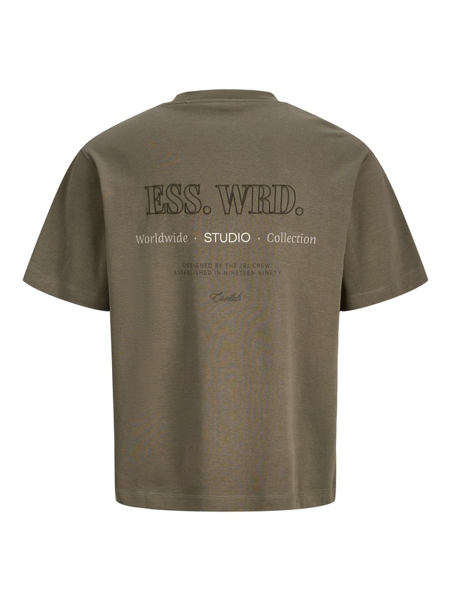 Jack & Jones PlusSize T-Shirt »JJEURBAN EDGE STUDIO TEE SS SN PLS« mit Logobranding