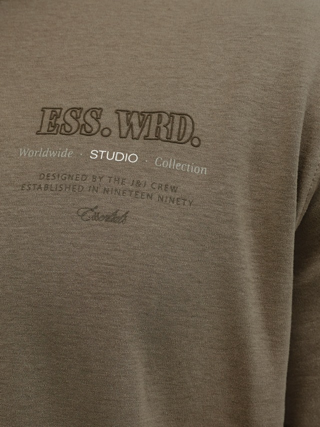 Jack & Jones PlusSize T-Shirt »JJEURBAN EDGE STUDIO TEE SS SN PLS« mit Logobranding