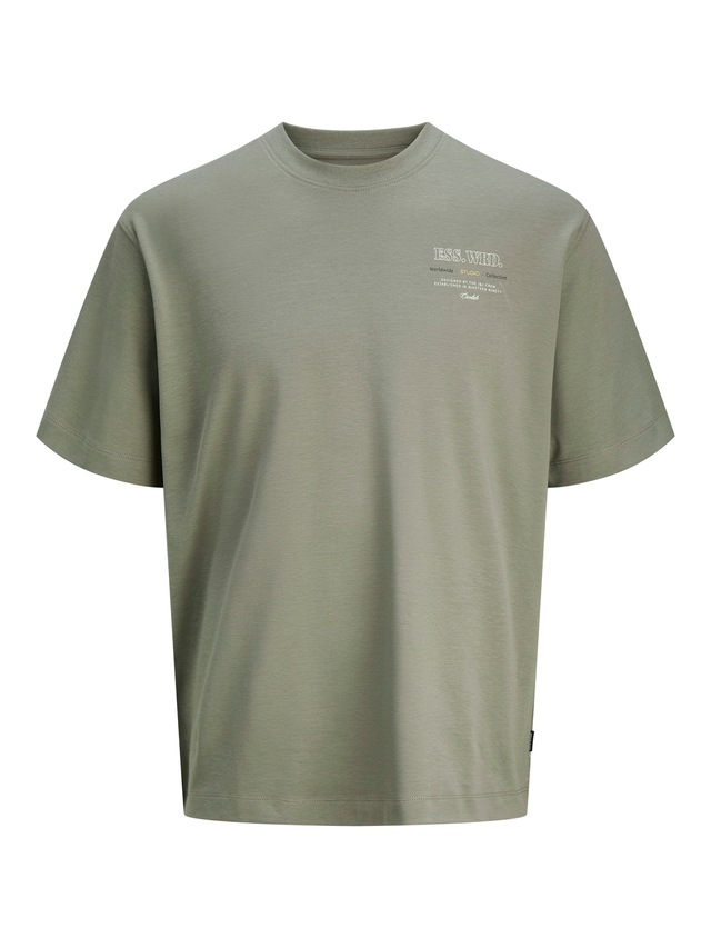 Jack & Jones PlusSize T-Shirt »JJEURBAN EDGE STUDIO TEE SS SN PLS« mit Logobranding