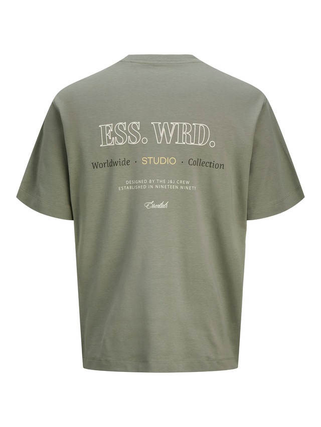Jack & Jones PlusSize T-Shirt »JJEURBAN EDGE STUDIO TEE SS SN PLS« mit Logobranding