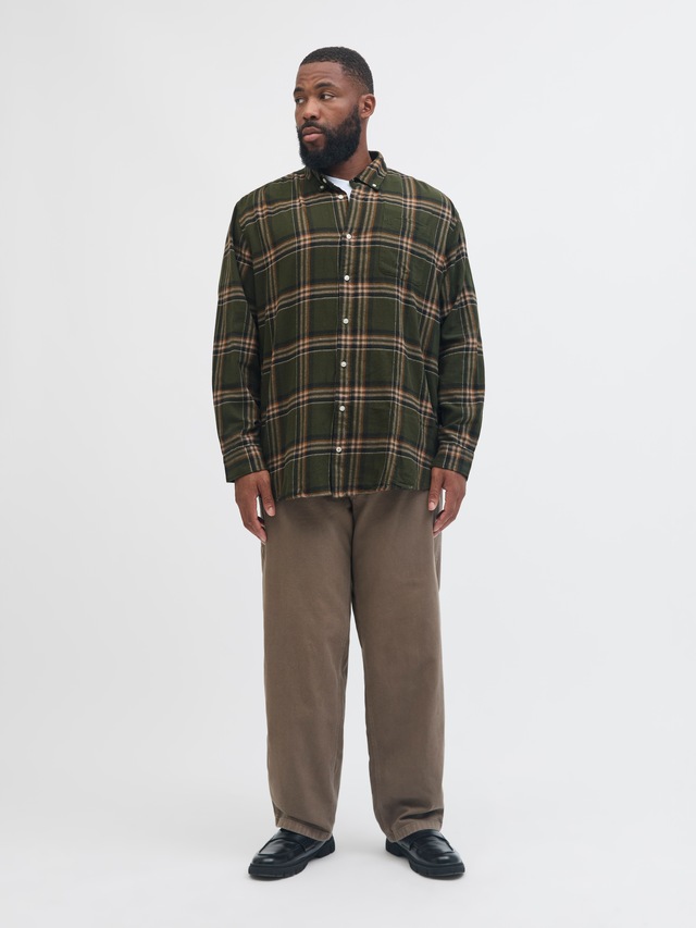 Jack & Jones PlusSize Langarmhemd »JJECLASSIC FLANNEL CHECK SHIRT LS SN PLS«