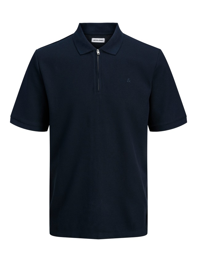 Jack & Jones Poloshirt »JJEAUSTIN ZIP POLO SS NOOS« mit Polokragen