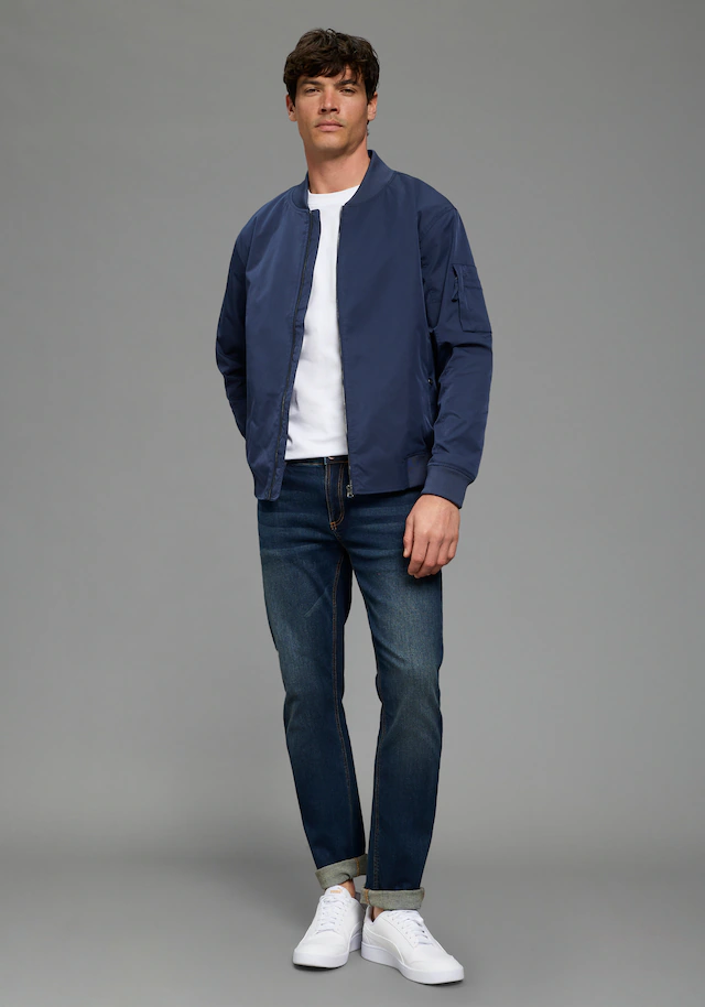 Bruno Banani Bomberjacke Blouson mit Stehkragen, leichte Übergangsjacke