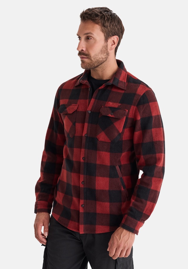 HERO by John Medoox Fleecehemd »HENDRIX Fleecehemd« Regular Fit Casual Fleece für Herren