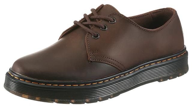 DR. MARTENS Schnürschuh »BROOKLINE LO LEDER SCHUHE« Freizeitschuh, Halbschuh, mit Luftkammern Laufsohle
