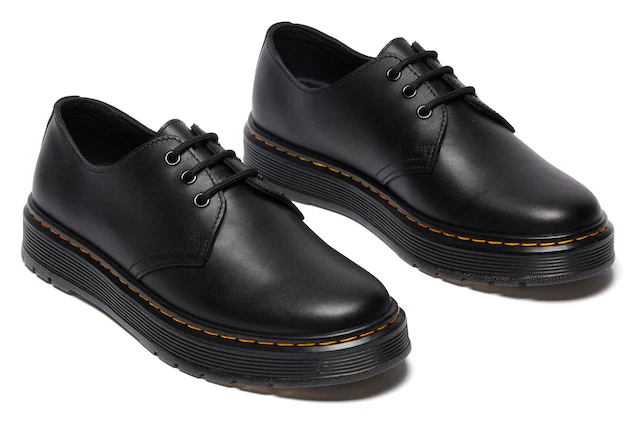 DR. MARTENS Schnürschuh »BROOKLINE LO LEDER SCHUHE« Freizeitschuh, Halbschuh, mit Luftkammern Laufsohle