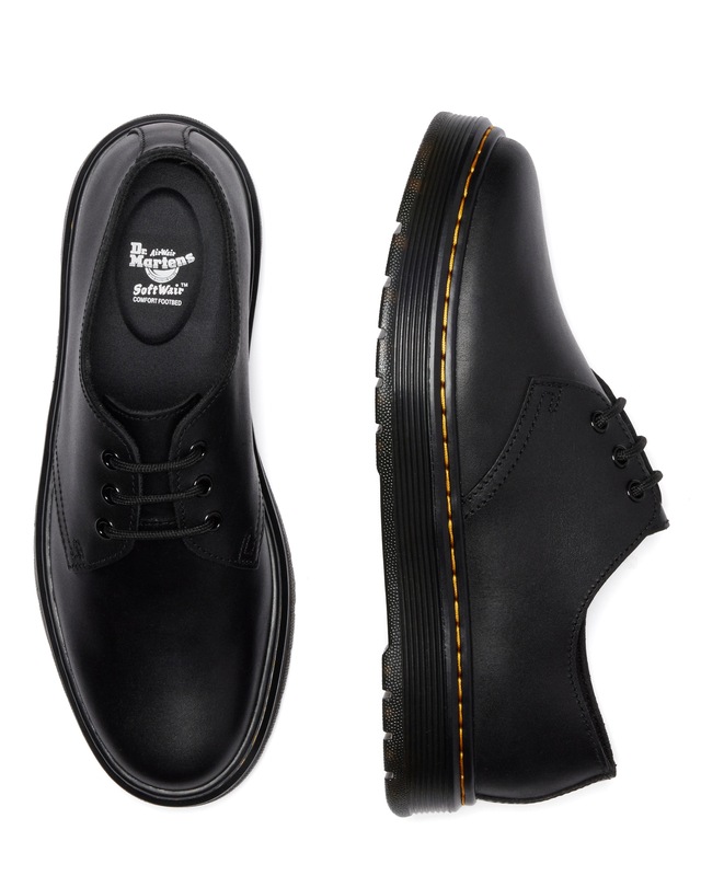 DR. MARTENS Schnürschuh »BROOKLINE LO LEDER SCHUHE« Freizeitschuh, Halbschuh, mit Luftkammern Laufsohle
