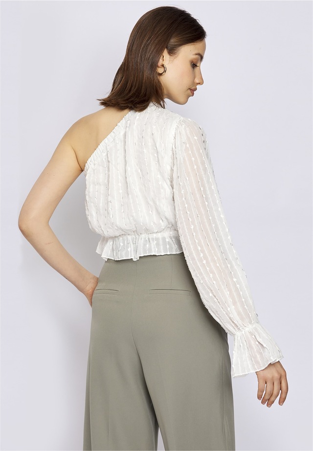 freshlions Klassische Bluse 1 Stk. im asymmetrischen Design
