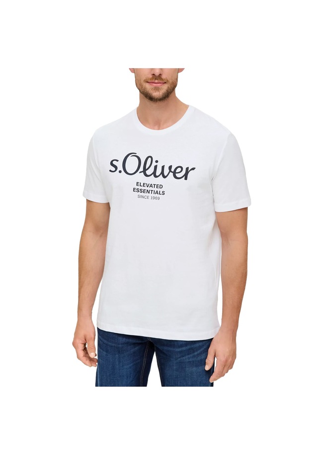s.Oliver T-Shirt »T-Shirt Logo T-Shirt 4er Pack« 4