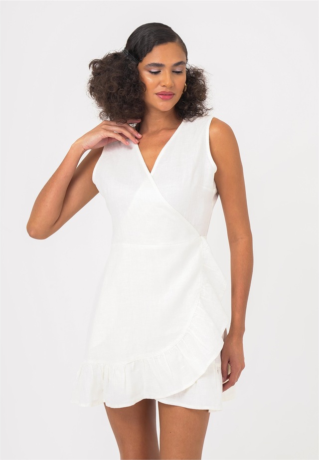freshlions Jerseykleid »Mailinda« 1 Stk. tlg. im eleganten Wickel-Design