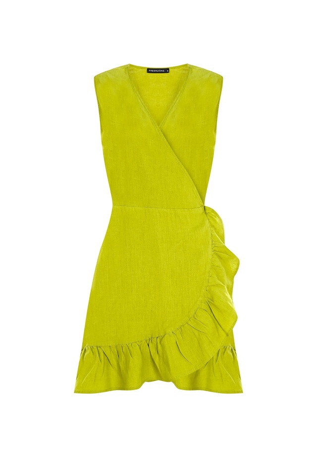 freshlions Jerseykleid »Mailinda« 1 Stk. tlg. im eleganten Wickel-Design