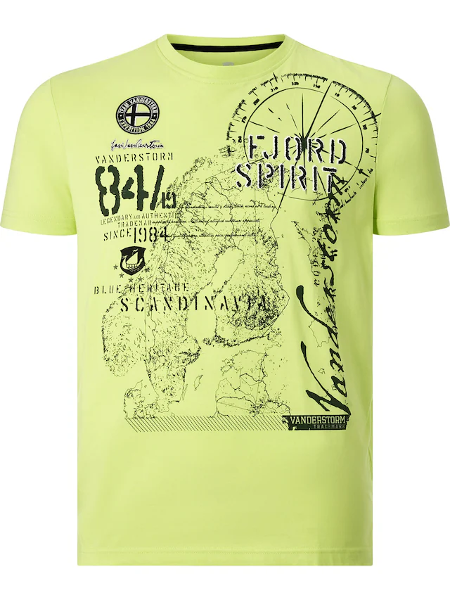 Jan Vanderstorm Rundhalsshirt »T-Shirt DOMINIK«