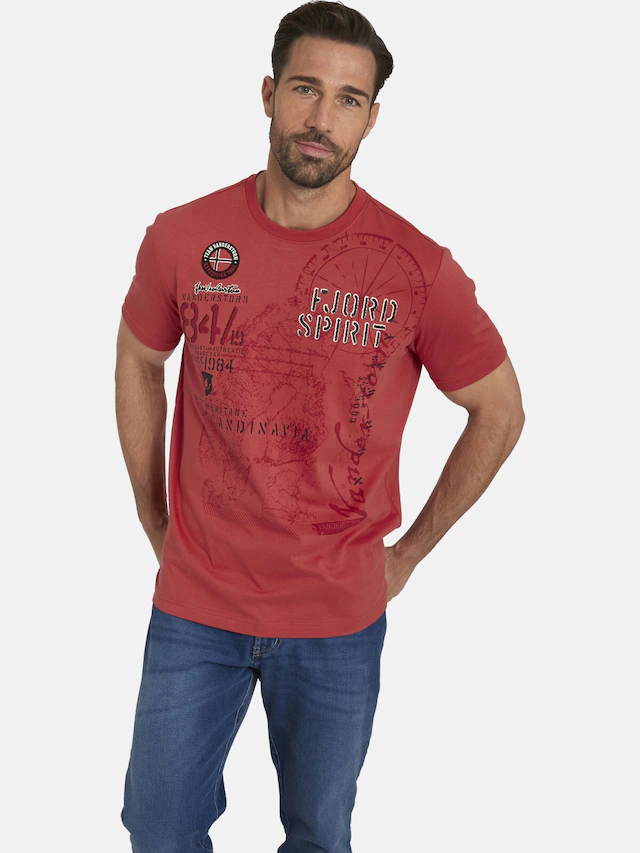 Jan Vanderstorm Rundhalsshirt »T-Shirt DOMINIK«