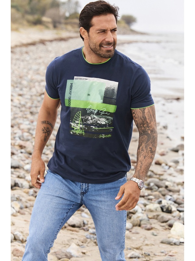 Jan Vanderstorm T-Shirt »T-Shirt HAKEJAN«