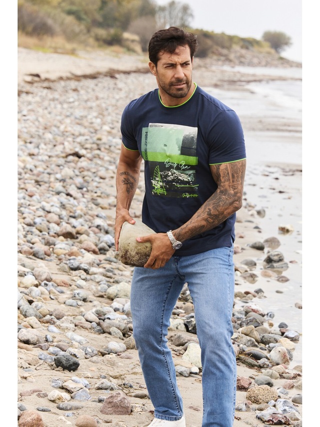Jan Vanderstorm T-Shirt »T-Shirt HAKEJAN«