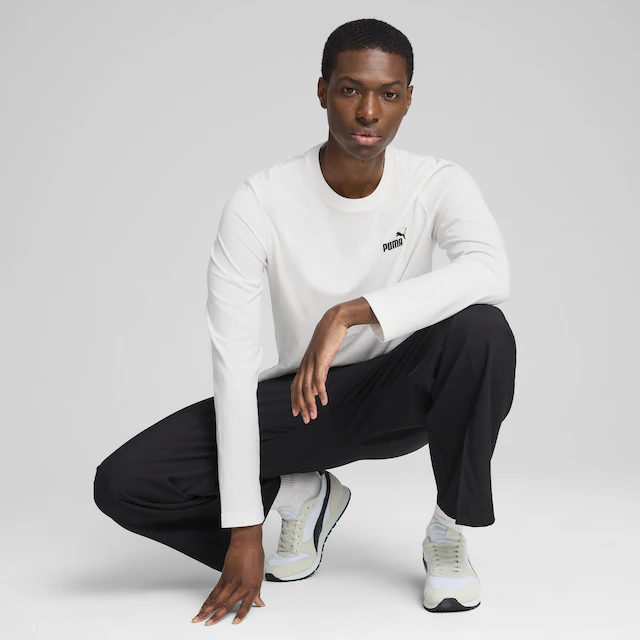 PUMA T-Shirt »Essentials No. 1 Logo Langarmshirt Herren«