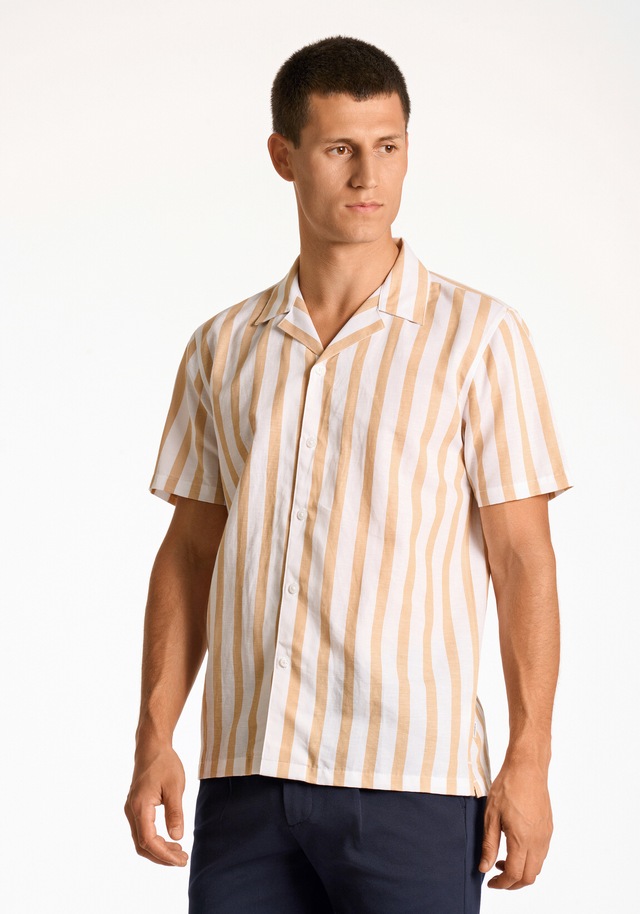 LINDBERGH Leinenhemd »Leinenhemd (Kurzarm) Relaxed Fit«