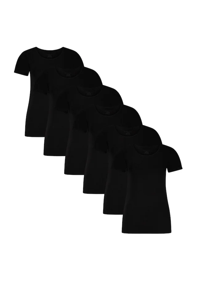 Bamboo basics Unterhemd »T-Shirt KATE 6er Pack«