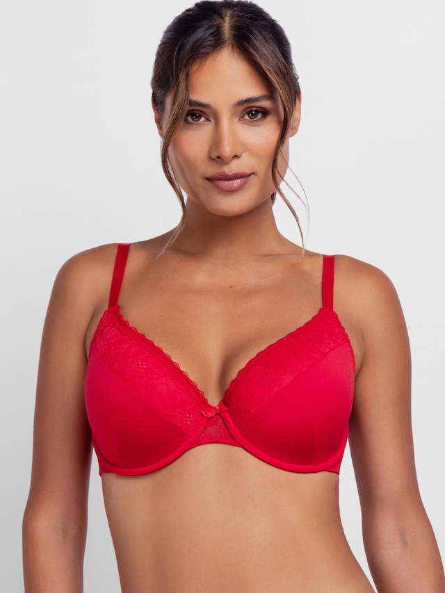 Dorina Bügel-BH »Sonia« mit Spitzendetails, verstellbare Träger,