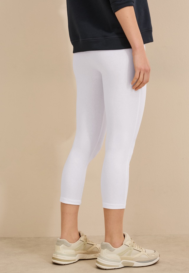Cecil 3/4-Leggings Capri mit Stretch und elastischem Bund