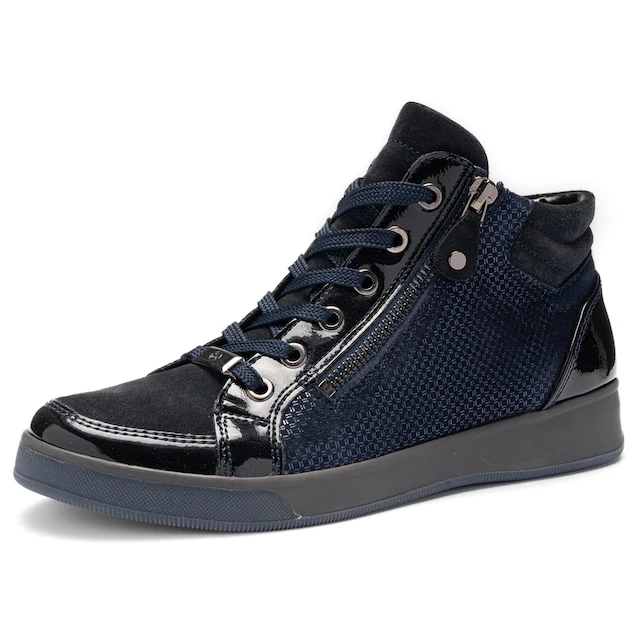 Ara Sneakerboots »ROM« Hightop Sneaker, Schnürboots mit Kontrastbesätze