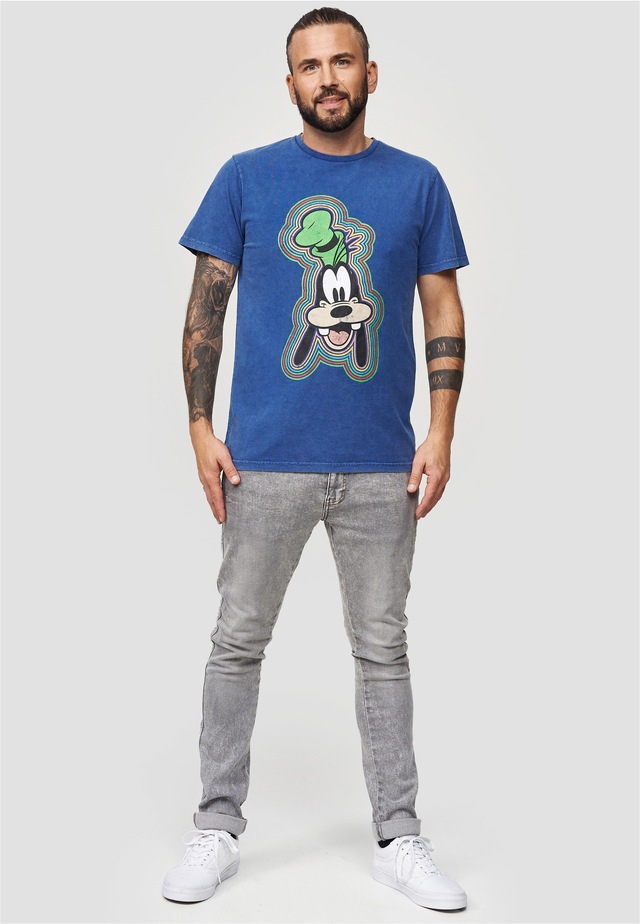 Recovered T-Shirt »Disney Goofy Outline« im zeitlosen Design